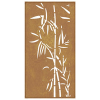 Thumbnail for Garten-Wanddeko 105x55 cm Cortenstahl Bambus-Design