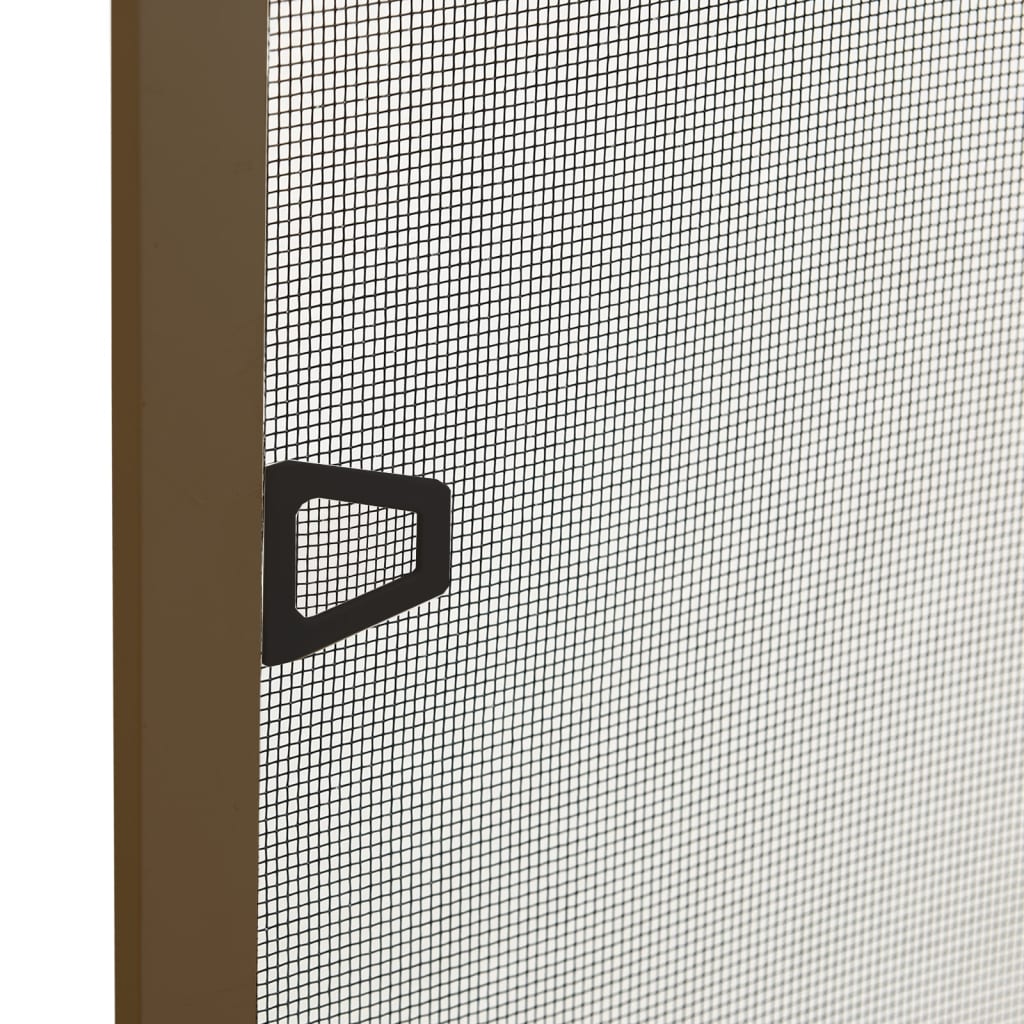 Insektenschutz für Fenster Braun 80x100 cm