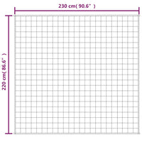 Thumbnail for Gewichtsdecke Grau 220x230 cm 15 kg Stoff
