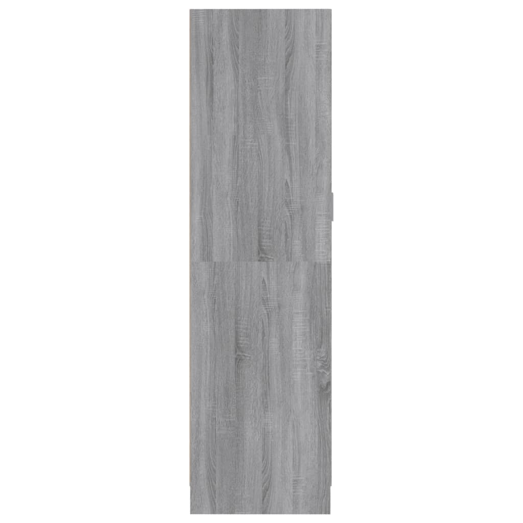 Kleiderschrank Grau Sonoma 82,5x51,5x180 cm Holzwerkstoff