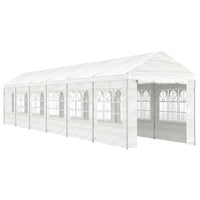 Thumbnail for Pavillon mit Dach Weiß 13,38x2,28x2,69 m Polyethylen