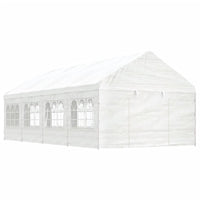 Thumbnail for Pavillon mit Dach Weiß 8,92x4,08x3,22 m Polyethylen