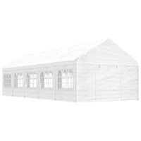 Thumbnail for Pavillon mit Dach Weiß 11,15x4,08x3,22 m Polyethylen