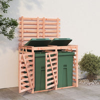 Thumbnail for Mülltonnenbox für 2 Tonnen Massivholz Douglasie
