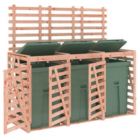 Thumbnail for Mülltonnenbox für 3 Tonnen Massivholz Douglasie