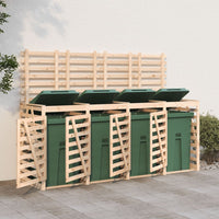 Thumbnail for Mülltonnenbox für 4 Tonnen Massivholz Kiefer
