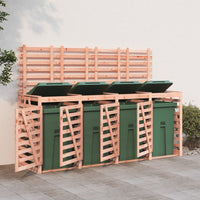 Thumbnail for Mülltonnenbox für 4 Tonnen Massivholz Douglasie