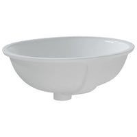 Thumbnail for Waschbecken Weiß 47x39x21 cm Oval Keramik