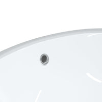 Thumbnail for Waschbecken Weiß 47x39x21 cm Oval Keramik