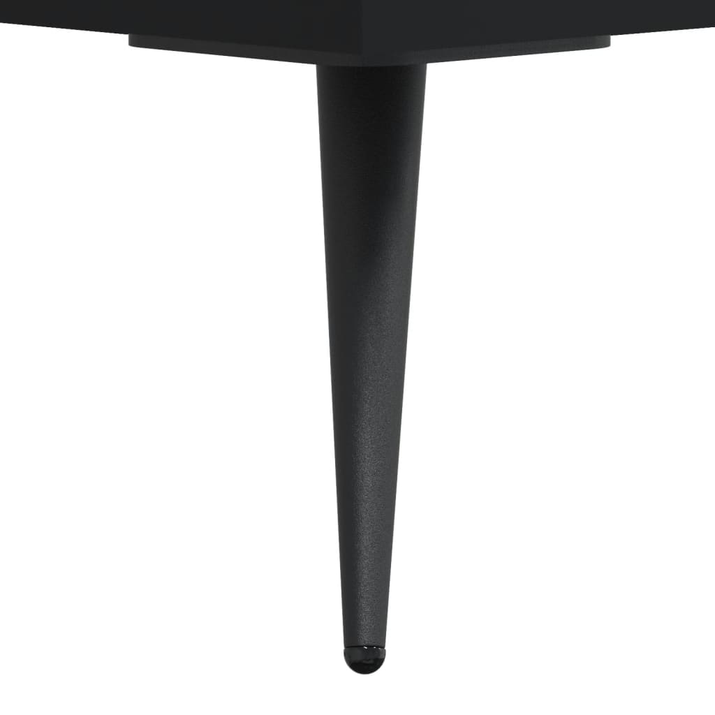Nachttisch Schwarz 40x40x50 cm Holzwerkstoff