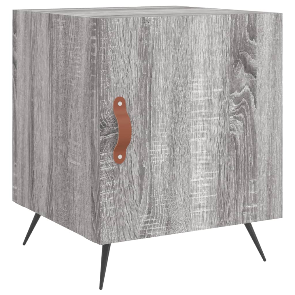 Nachttisch Grau Sonoma 40x40x50 cm Holzwerkstoff