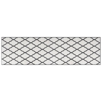 Thumbnail for Outdoor-Teppich Grau und Weiß 80x250 cm Beidseitig Nutzbar