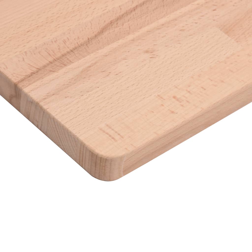 Tischplatte 100x50x1,5 cm Rechteckig Massivholz Buche