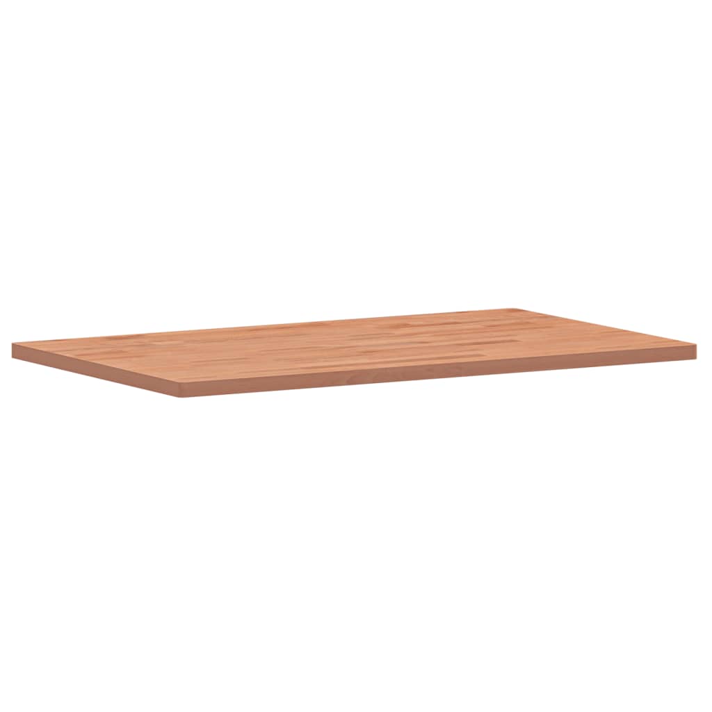 Tischplatte 100x60x2,5 cm Rechteckig Massivholz Buche