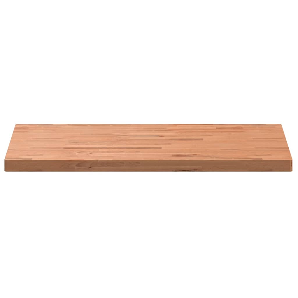 Tischplatte 100x60x4 cm Rechteckig Massivholz Buche