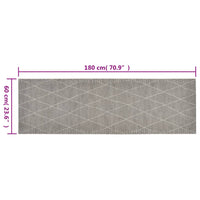 Thumbnail for Küchenteppich Waschbar Raute 60x180 cm Samt