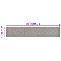 Thumbnail for Küchenteppich Waschbar Raute 60x300 cm Samt