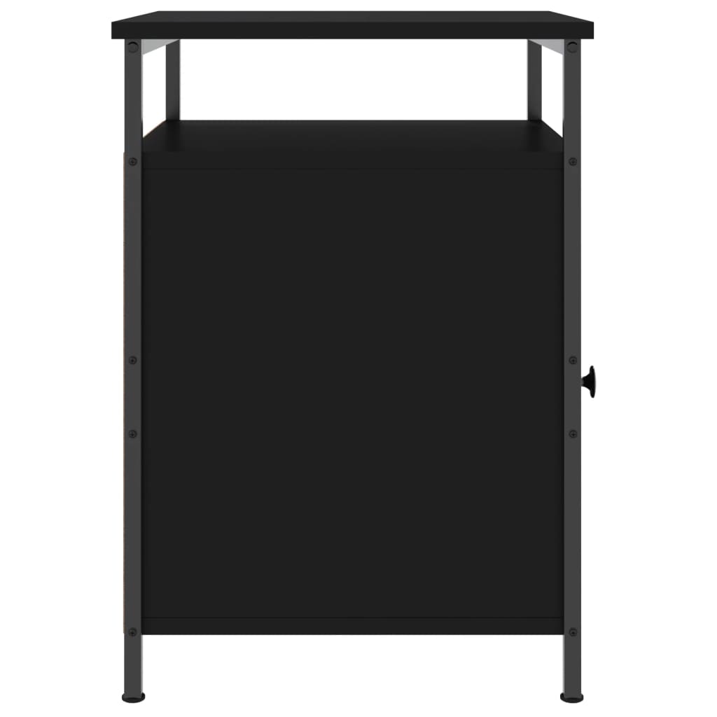 Nachttisch Schwarz 40x42x60 cm Holzwerkstoff