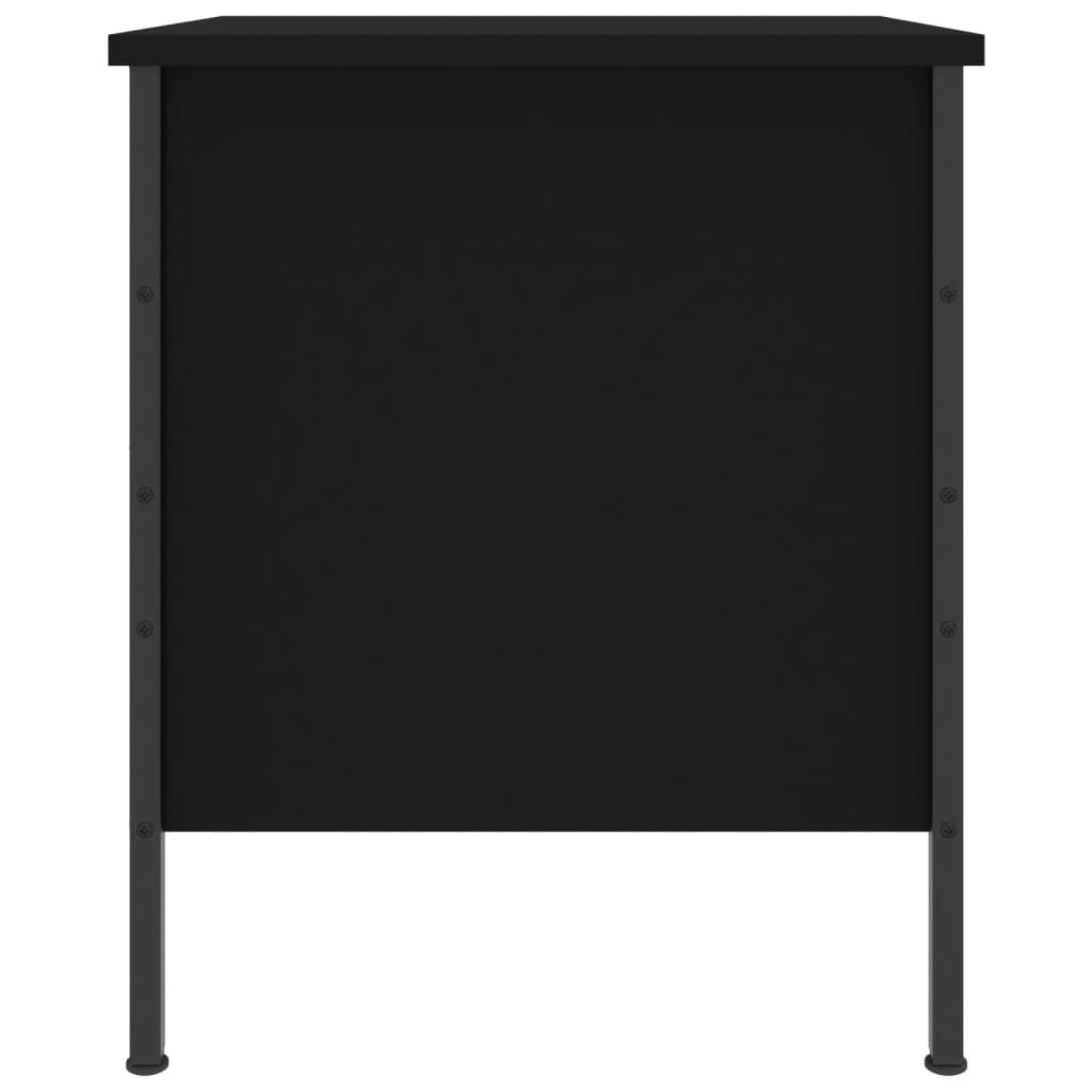 Nachttisch Schwarz 40x42x50 cm Holzwerkstoff