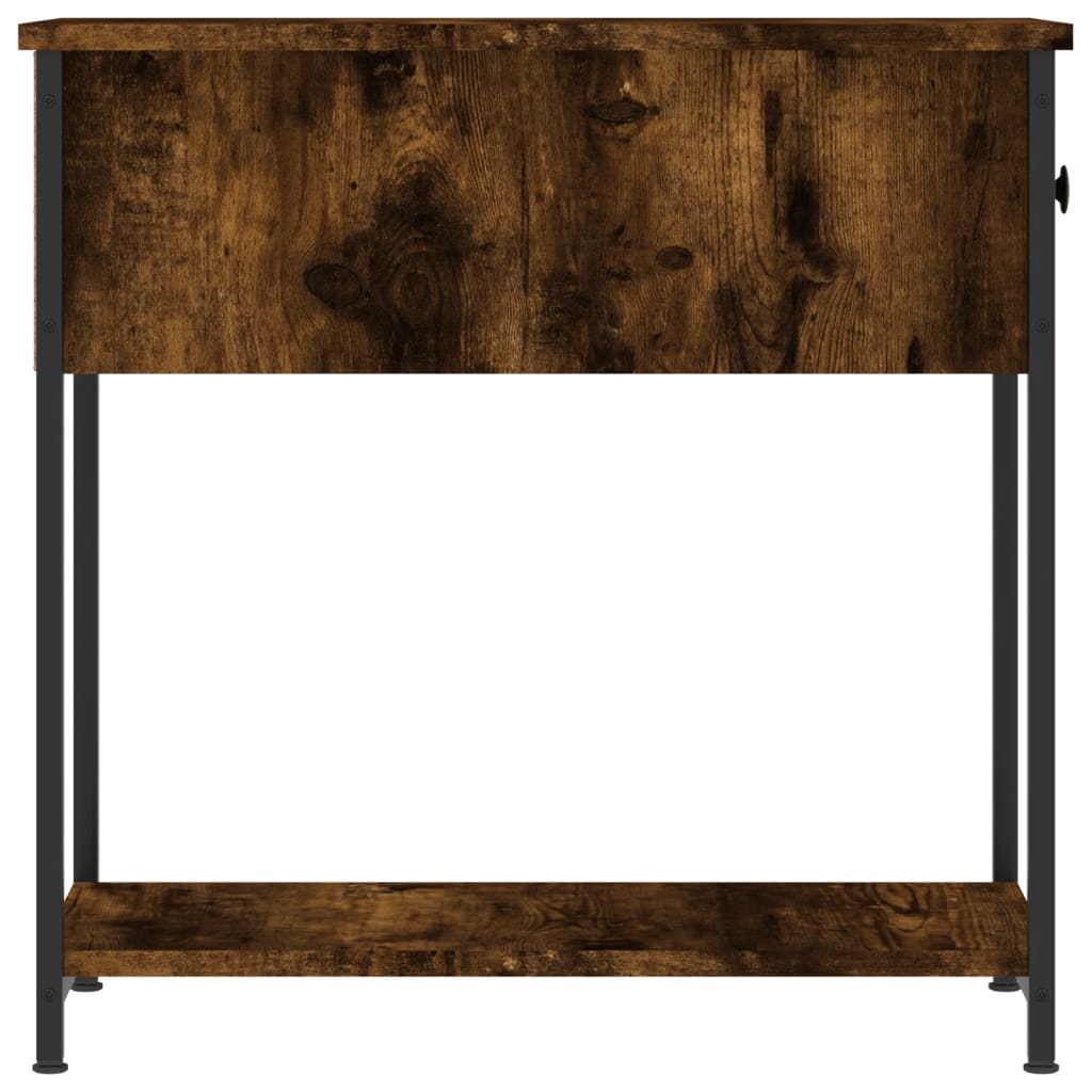 Nachttisch Räuchereiche 30x60x60 cm Holzwerkstoff