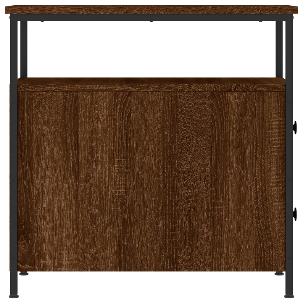 Nachttisch Braun Eichen-Optik 30x60x60 cm Holzwerkstoff