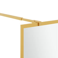 Thumbnail for Duschwand für Begehbare Dusche mit ESG Klarglas Golden 90x195cm