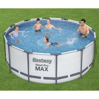Thumbnail for Bestway Steel Pro MAX Swimmingpool-Set Rund 366x122 cm