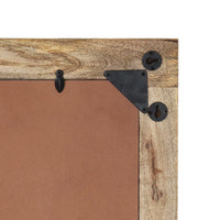 Thumbnail for Badspiegel 50x70x2,5 cm Massivholz Mango und Glas