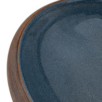Thumbnail for Aufsatzwaschbecken Braun und Blau Oval 59x40x15 cm Keramik
