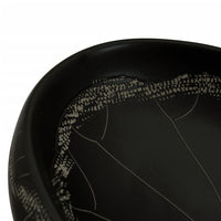 Thumbnail for Aufsatzwaschbecken Schwarz Oval 59x40x15 cm Keramik