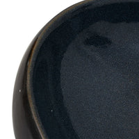 Thumbnail for Aufsatzwaschbecken Schwarz und Blau Oval 59x40x15 cm Keramik