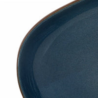 Thumbnail for Aufsatzwaschbecken Braun und Blau Oval 59x40x14 cm Keramik