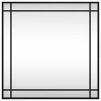 Thumbnail for Wandspiegel Schwarz 60x60 cm Quadratisch Eisen
