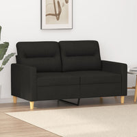 Thumbnail for 2-Sitzer-Sofa Schwarz 120 cm Stoff