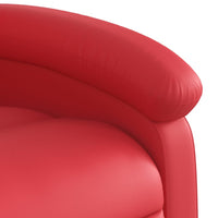 Thumbnail for Massagesessel mit Aufstehhilfe Rot Kunstleder