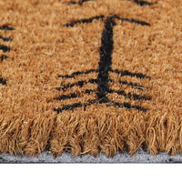 Thumbnail for Fußmatte Natur 45x75 cm Kokosfaser Getuftet