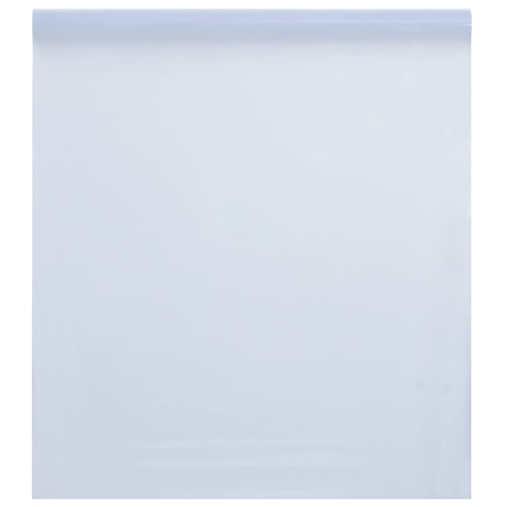 Fensterfolie Statisch Matt Transparent Weiß 60x1000 cm PVC