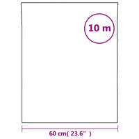 Thumbnail for Fensterfolie Statisch Matt Transparent Weiß 60x1000 cm PVC
