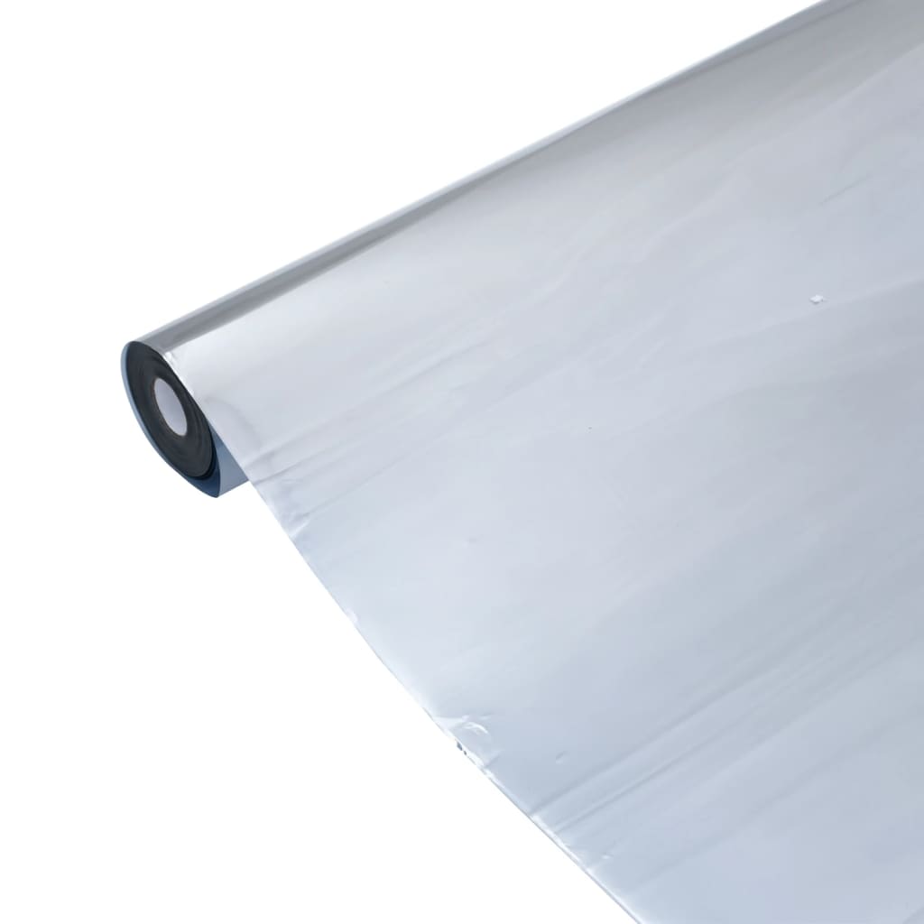Sonnenschutzfolie Statisch Reflektierend Silbern 45x2000 cm PVC