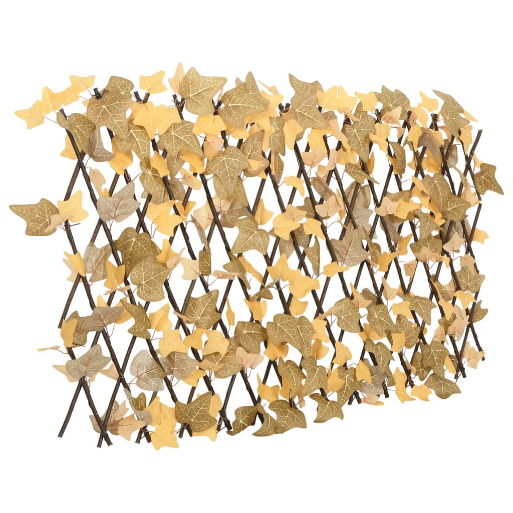 Rankgitter mit Künstlichen Ahornblättern Erweiterbar 180x60 cm