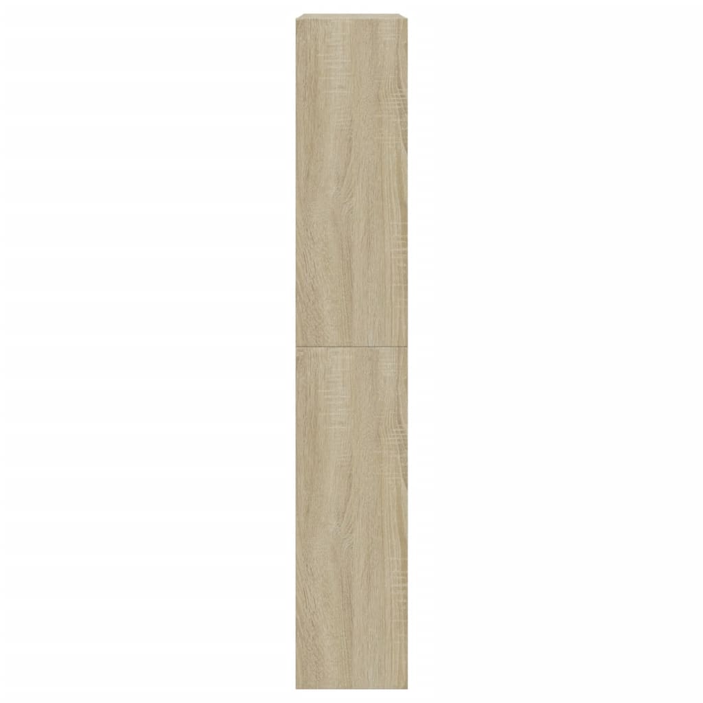 Schuhschrank Sonoma-Eiche 60x21x125,5 cm Holzwerkstoff