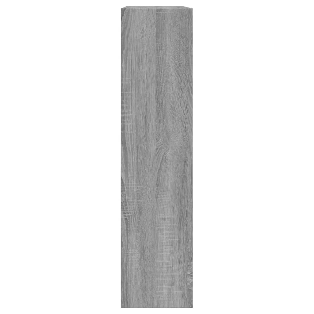 Schuhschrank Grau Sonoma 80x21x87,5 cm Holzwerkstoff