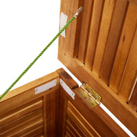 Thumbnail for Gartenbox mit Lüftungsschlitzen 113x50x56 cm Massivholz Akazie